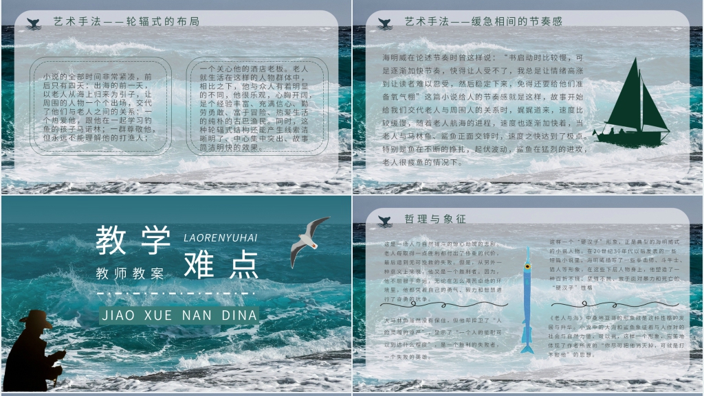 必修三语文老人与海PPT课件 必修三语文老人与海PPT课件