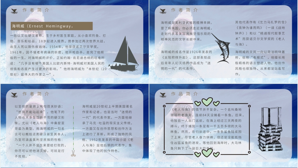 高中语文老人与海PPT课件 高中语文老人与海PPT课件