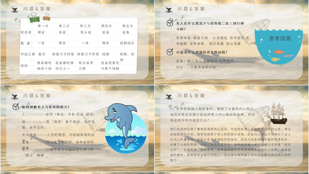 老人与海必修三PPT课件 老人与海必修三PPT课件