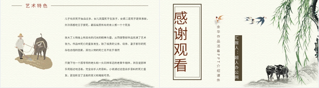 余华作品活着PPT介绍课件 余华作品活着PPT介绍课件