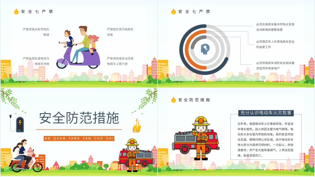 电动自行车火灾危害讲课PPT课件 电动自行车火灾危害讲课PPT课件