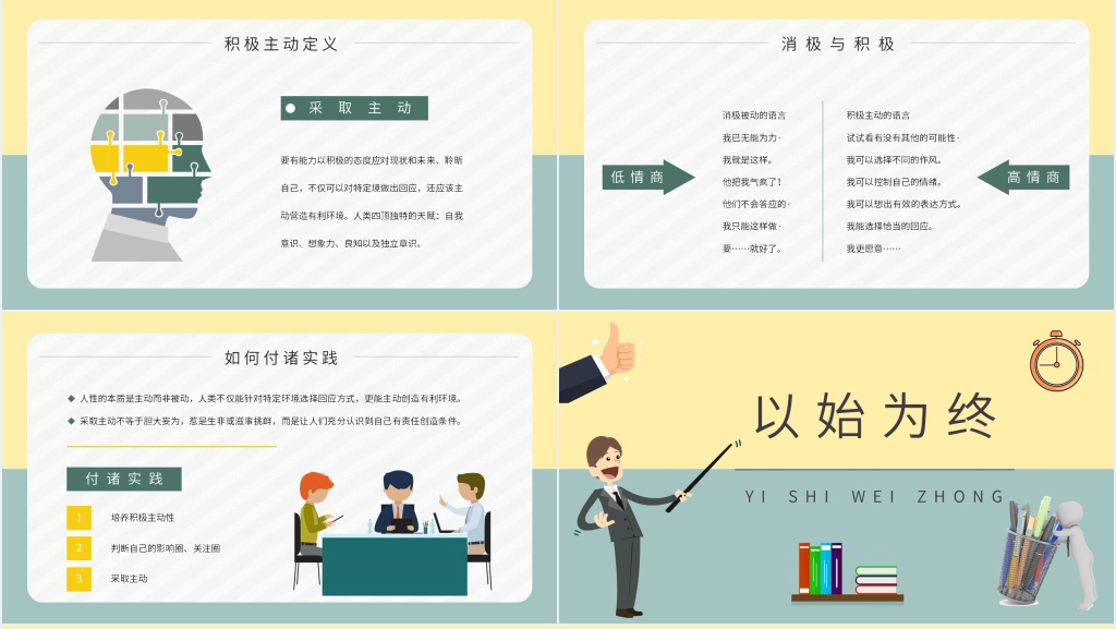 高效能人士的七个习惯PPT分享模板 高效能人士的七个习惯PPT分享模板