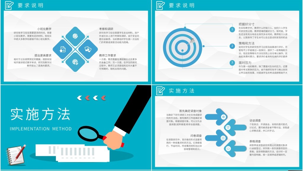 研究性学习课题开题报告PPT模板 研究性学习课题开题报告PPT模板
