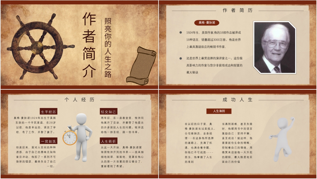 介绍羊皮卷PPT模板 介绍羊皮卷PPT模板