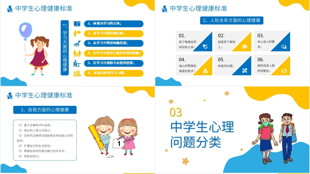 中学生心理专题讲课PPT课件
