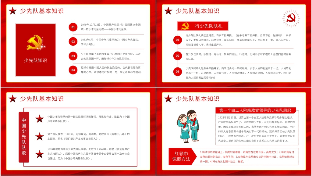 初中少先队建队日主题班会PPT课件 初中少先队建队日主题班会PPT课件