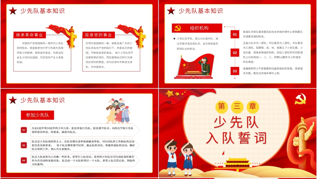 初中少先队建队日主题班会PPT课件 初中少先队建队日主题班会PPT课件
