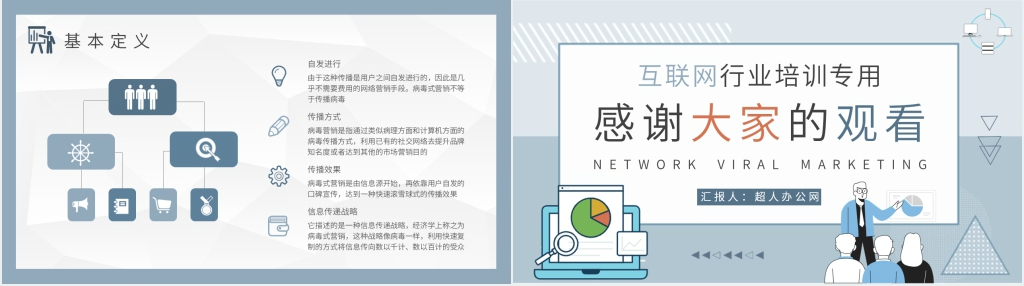 病毒式网络营销PPT模板 病毒式网络营销PPT模板