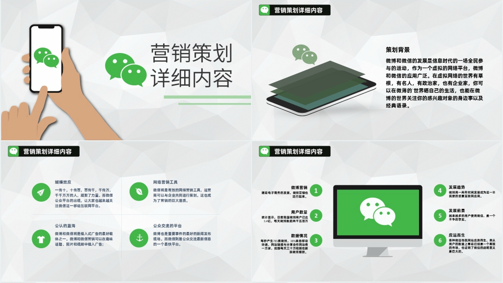 微信推广营销方案PPT 微信推广营销方案PPT