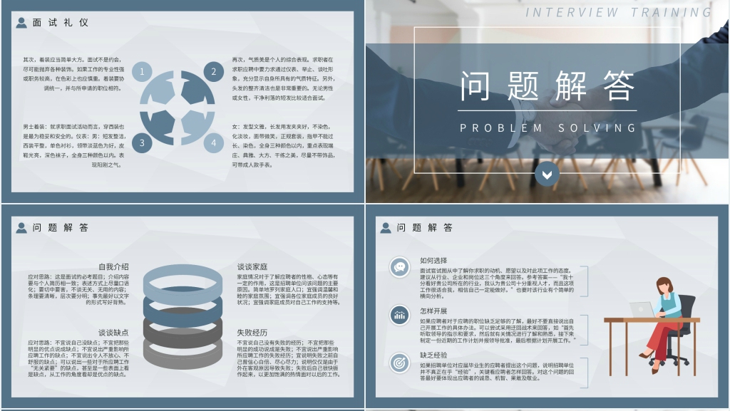 求职面试礼仪与技巧要点PPT课件 求职面试礼仪与技巧要点PPT课件