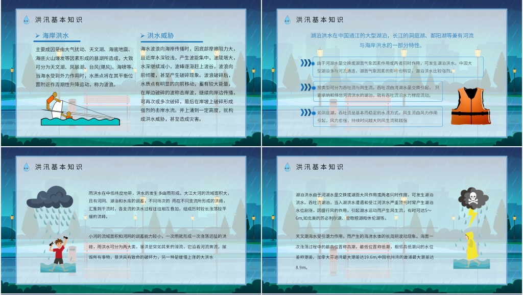 开展防洪防汛安全知识宣传PPT课件