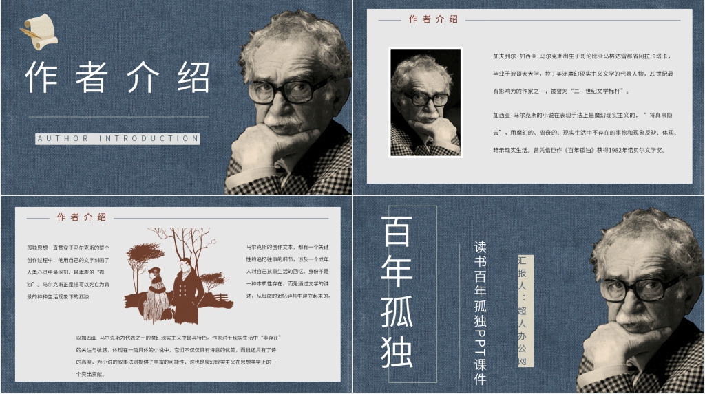 读书百年孤独PPT课件 读书百年孤独PPT课件