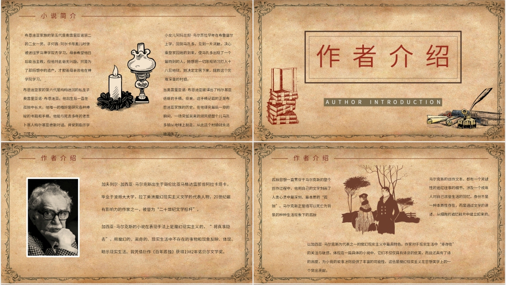 读书百年孤独教案PPT课件 读书百年孤独教案PPT课件