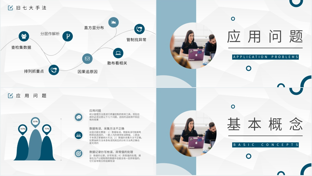 新旧QC七大手法区别培训PPT课件 新旧QC七大手法区别培训PPT课件