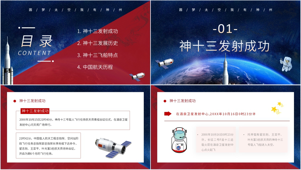 神十三主题班会PPT 神十三主题班会PPT