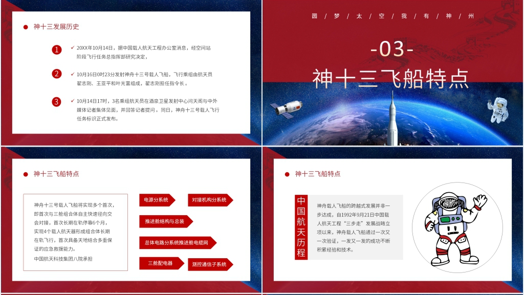 神十三主题班会PPT 神十三主题班会PPT