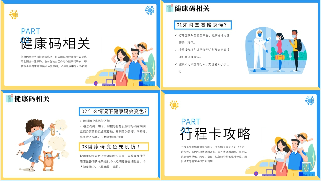 假期安全出行宣传PPT模板 假期安全出行宣传PPT模板