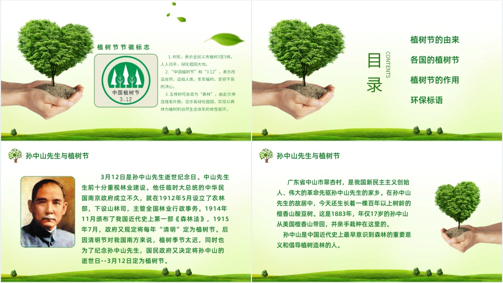 植树节与保护环境主题班会PPT课件 植树节与保护环境主题班会PPT课件