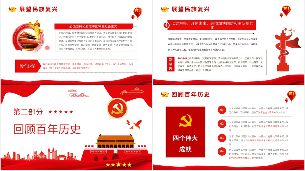建党百年庆祝大会讲话PPT党课 建党百年庆祝大会讲话PPT党课