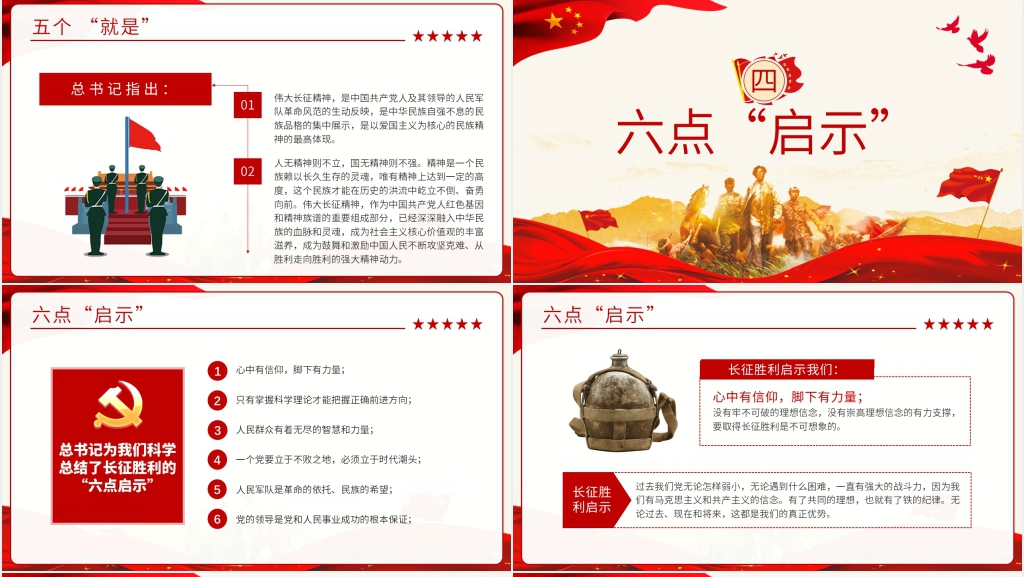 长征胜利的伟大意义PPT党课 长征胜利的伟大意义PPT党课
