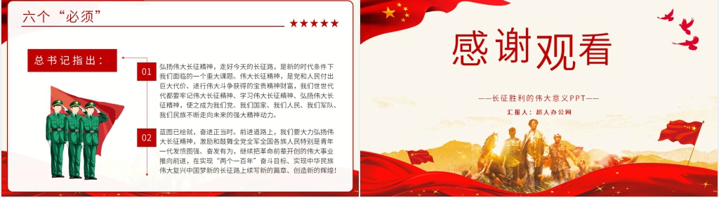 长征胜利的伟大意义PPT党课 长征胜利的伟大意义PPT党课