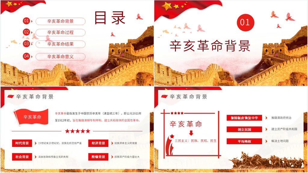10.10辛亥革命纪念日PPT党课 10.10辛亥革命纪念日PPT党课