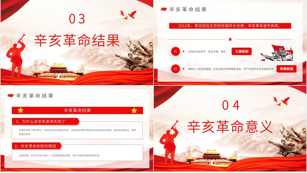 辛亥革命纪念日活动PPT党课 辛亥革命纪念日活动PPT党课
