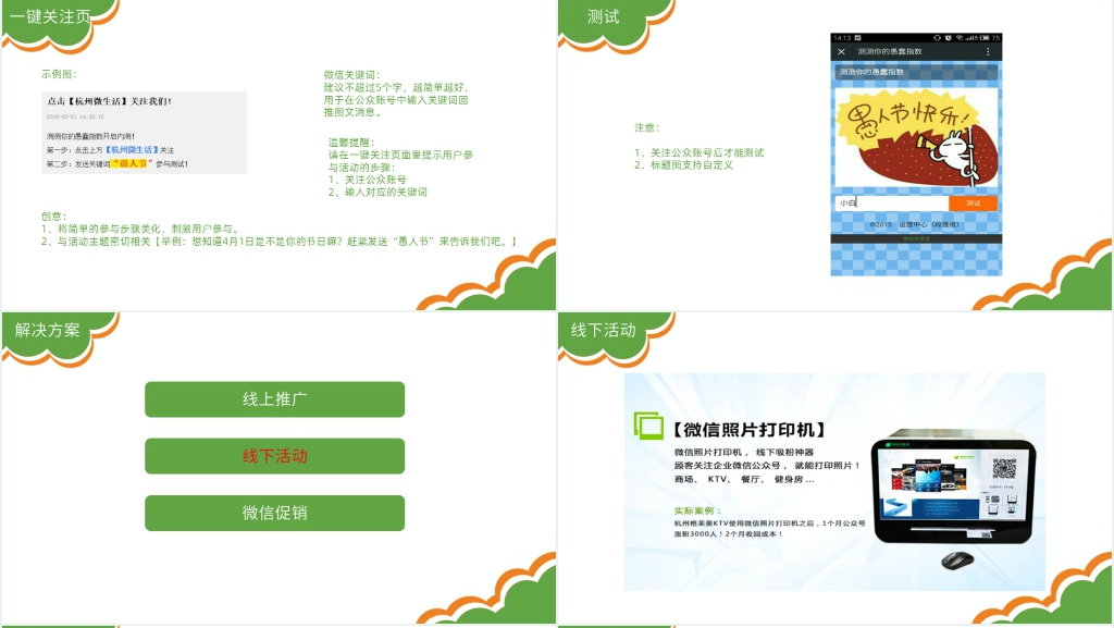 微信公众号愚人节活动策划方案PPT范文 微信公众号愚人节活动策划方案PPT范文