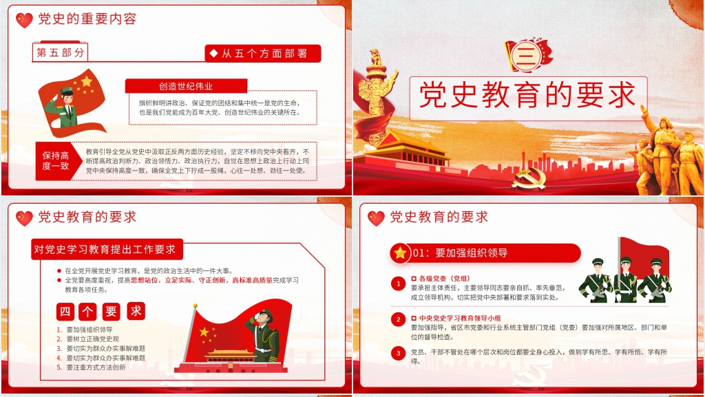党史学习教育党员大会PPT党课 党史学习教育党员大会PPT党课