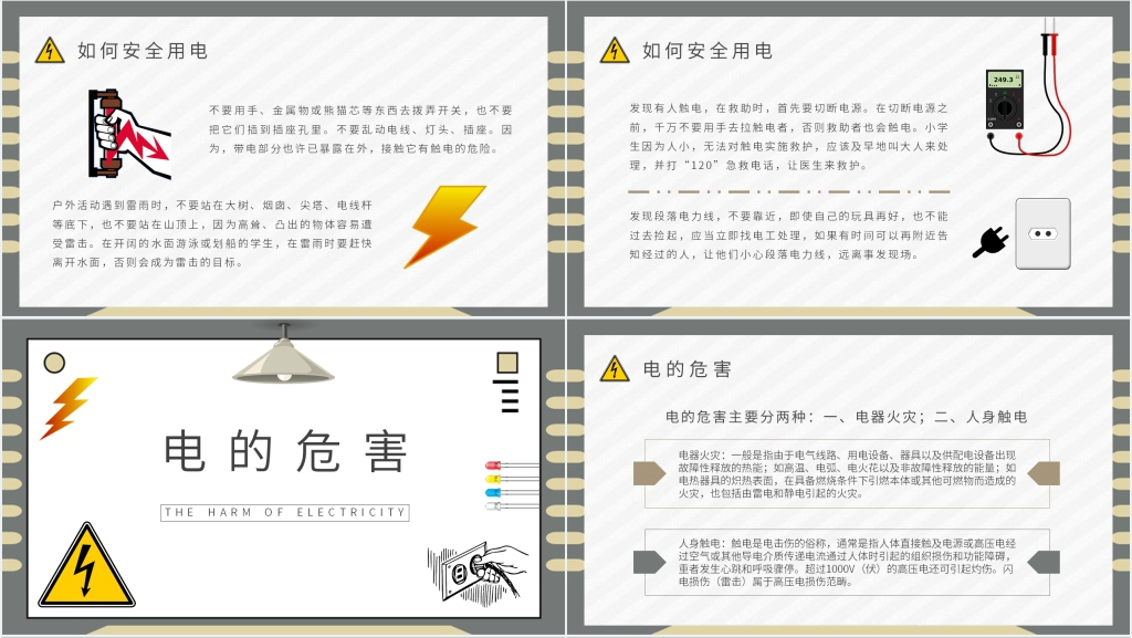 家庭用电气安全小常识PPT课件