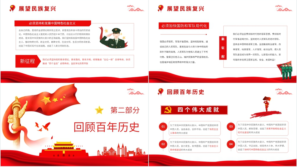 建党100周年百年庆祝大会讲话PPT党课 建党100周年百年庆祝大会讲话PPT党课