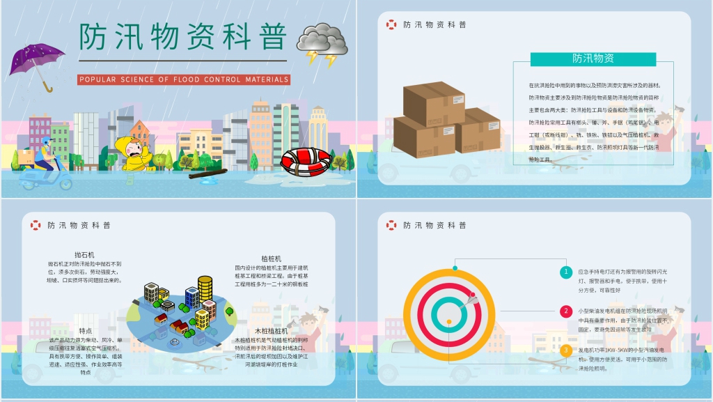 雨季防洪防汛安全知识培训PPT课件 雨季防洪防汛安全知识培训PPT课件