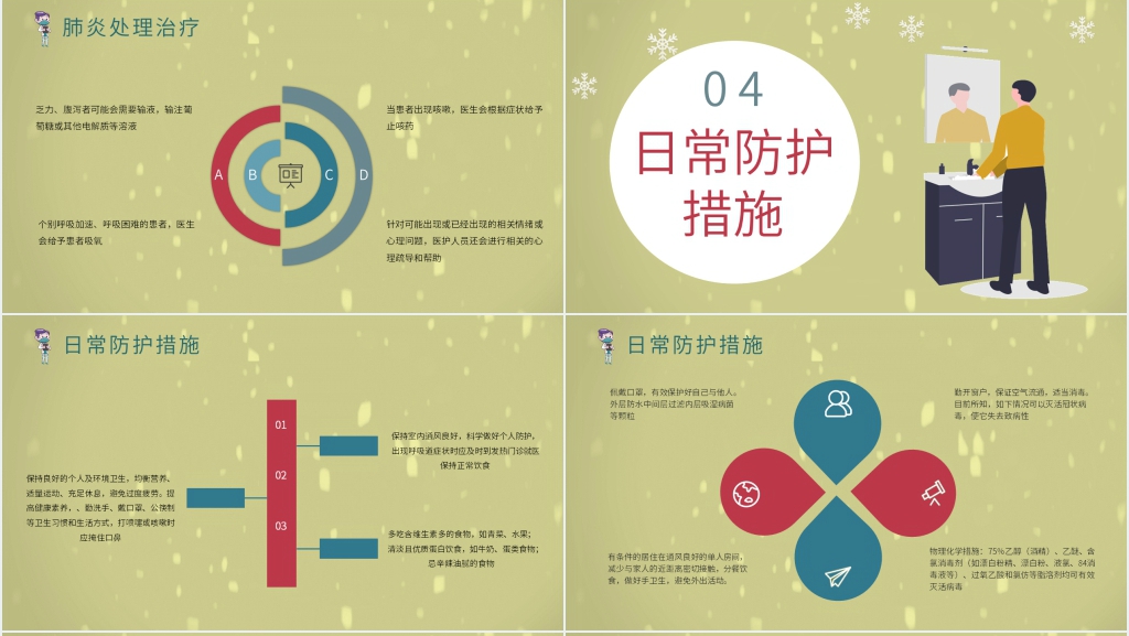 简洁学校疫情防控知识宣传PPT模板 简洁学校疫情防控知识宣传PPT模板