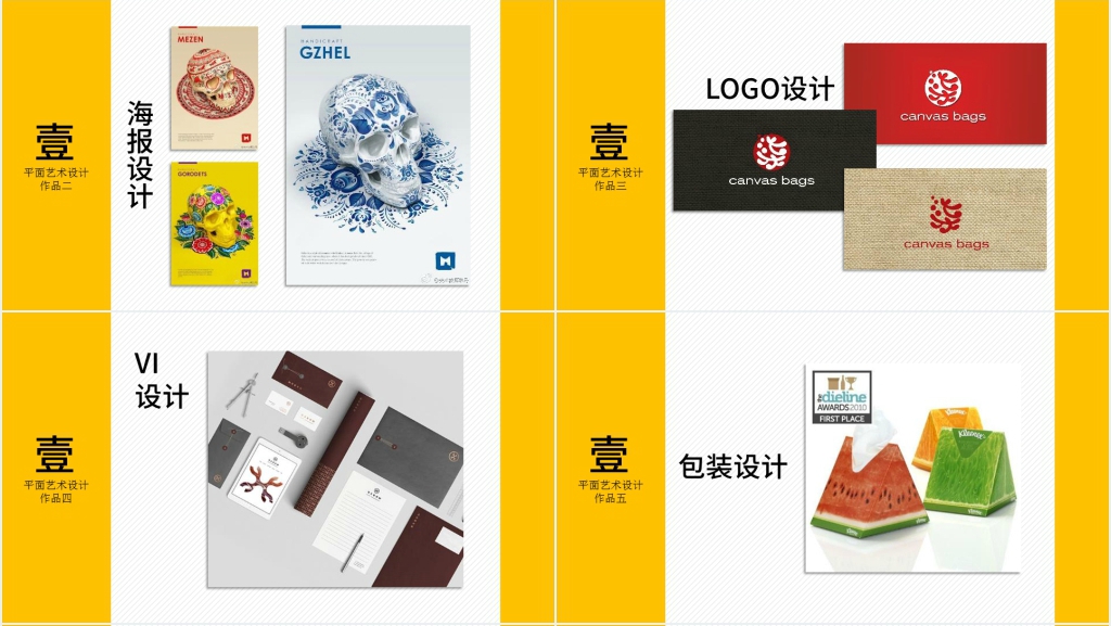 视觉艺术系学生作品集PPT课件 视觉艺术系学生作品集PPT课件