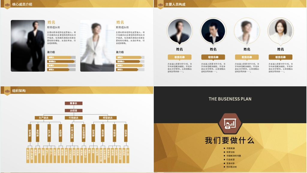 金融理财公司融资计划书PPT模板 金融理财公司融资计划书PPT模板
