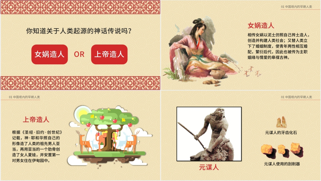 初一历史祖国境内的远古居民PPT课件 初一历史祖国境内的远古居民PPT课件
