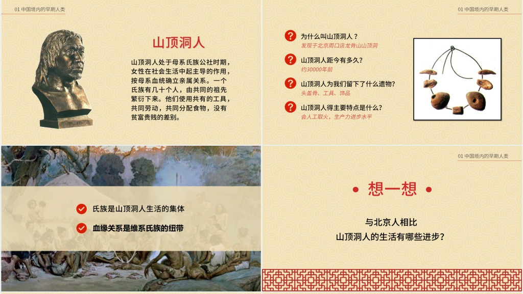 初一历史祖国境内的远古居民PPT课件 初一历史祖国境内的远古居民PPT课件