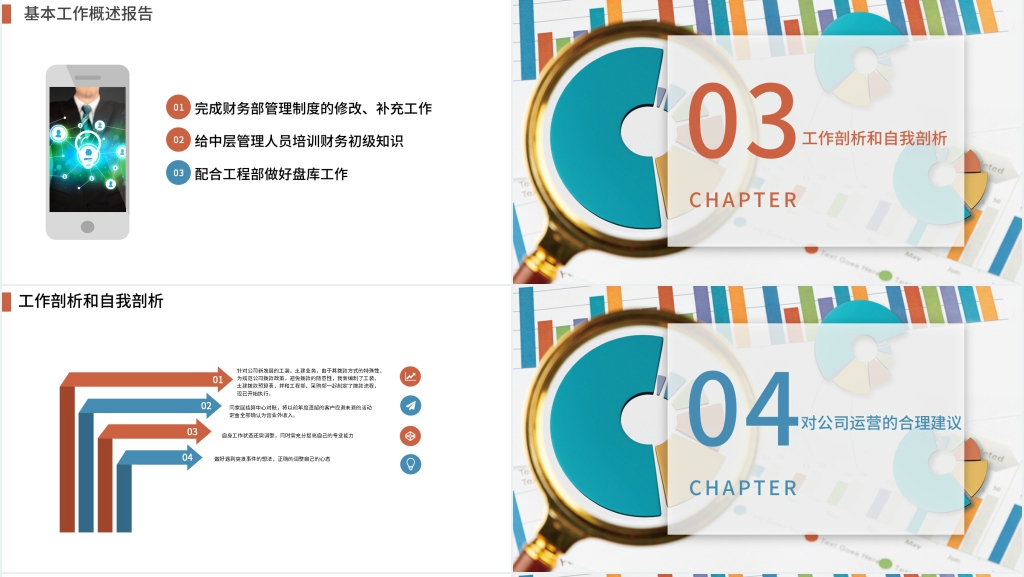 公司月度经营财务分析报告PPT模板 公司月度经营财务分析报告PPT模板