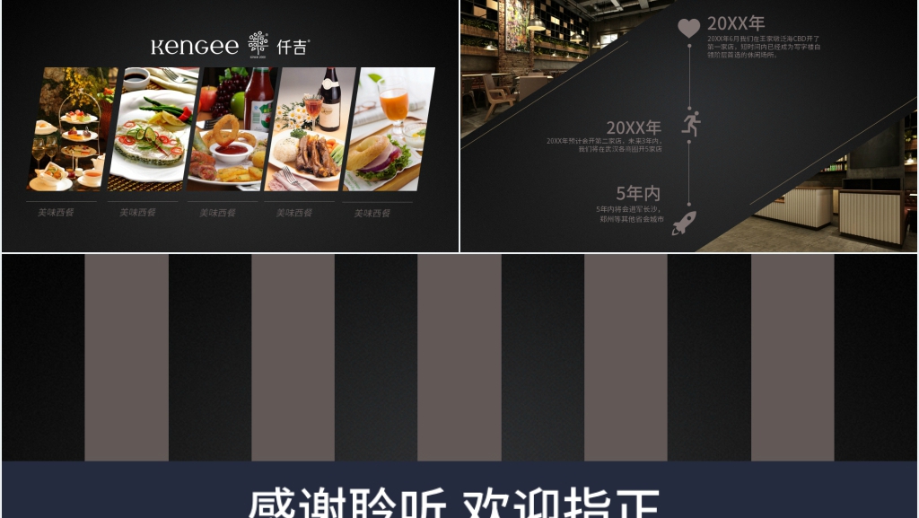 西餐厅美食新品介绍PPT模板 西餐厅美食新品介绍PPT模板