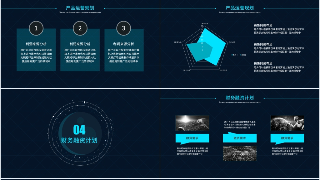 互联网产品商业计划书PPT模板 互联网产品商业计划书PPT模板