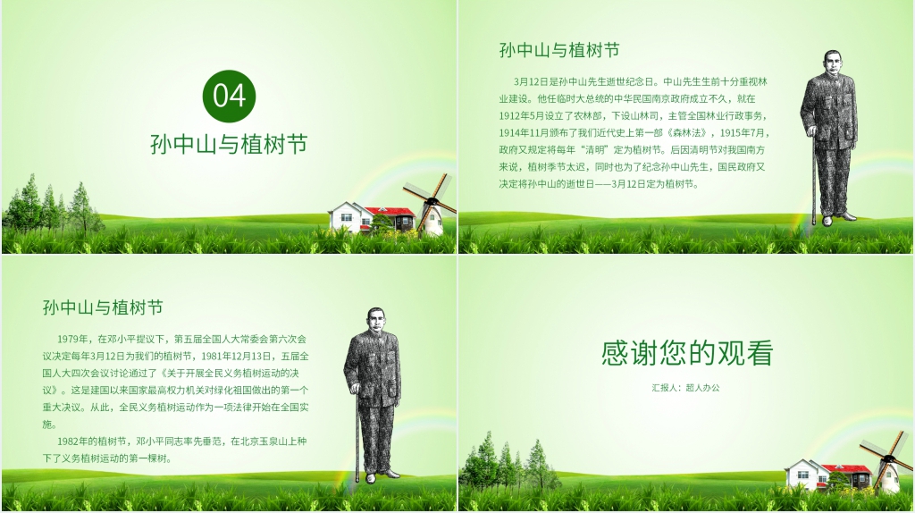 孙中山与植树节PPT课件 孙中山与植树节PPT课件