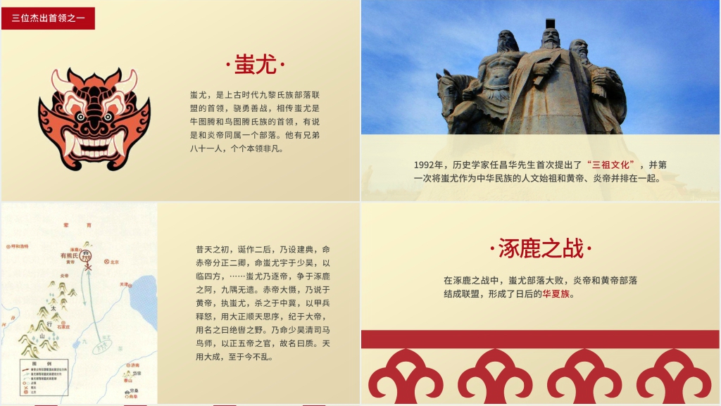 初一七年级历史课文华夏之祖PPT课件