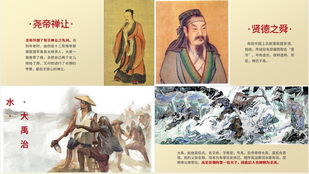 初一七年级历史课文华夏之祖PPT课件