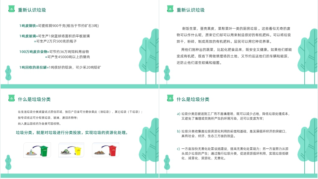垃圾分类新时尚文明之风我先行PPT模板 垃圾分类新时尚文明之风我先行PPT模板