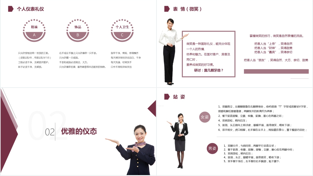五星级酒店服务员礼仪标准培训PPT课件 五星级酒店服务员礼仪标准培训PPT课件