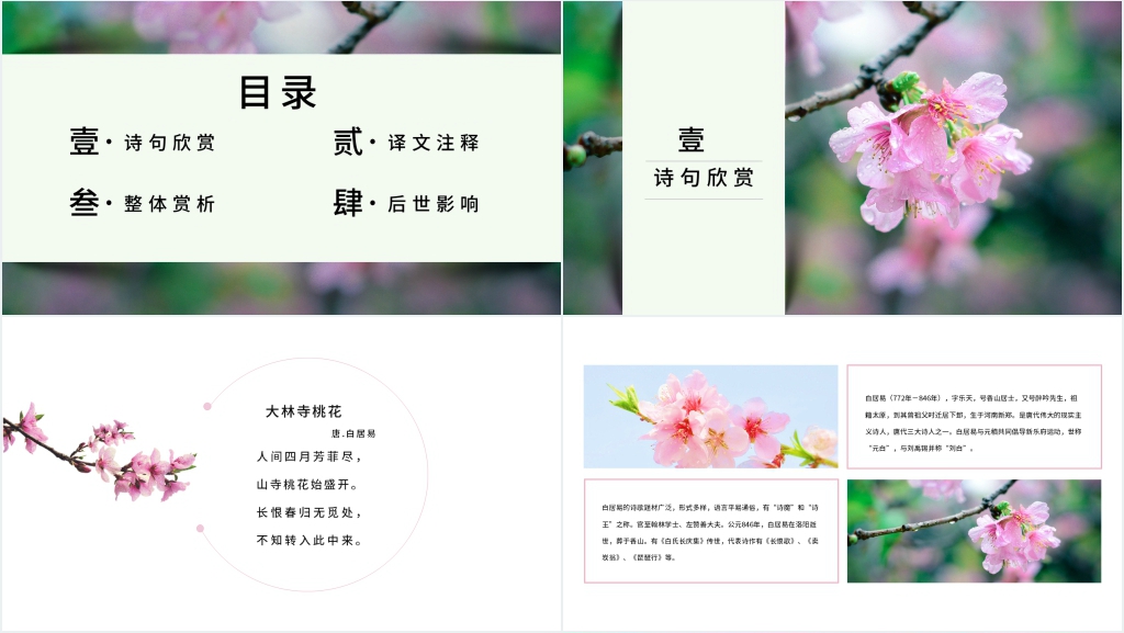 《大林寺桃花》优秀PPT课件 《大林寺桃花》优秀PPT课件