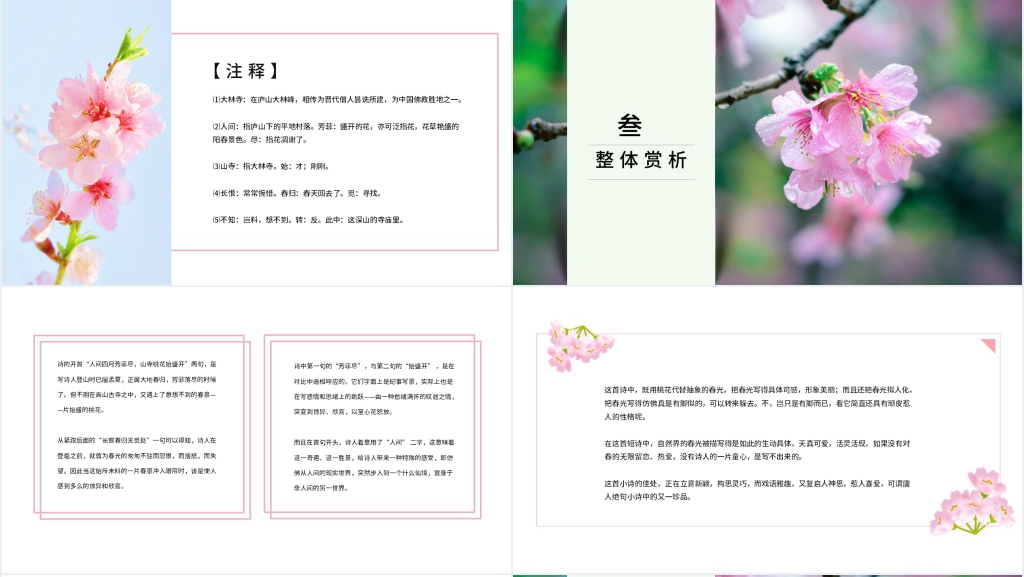 《大林寺桃花》优秀PPT课件 《大林寺桃花》优秀PPT课件