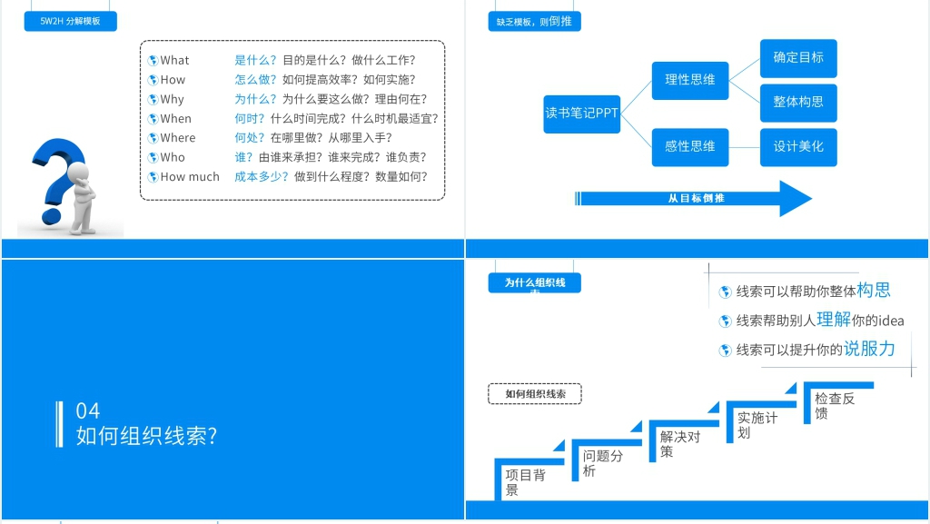 从逻辑思考到真正解决问题PPT模板