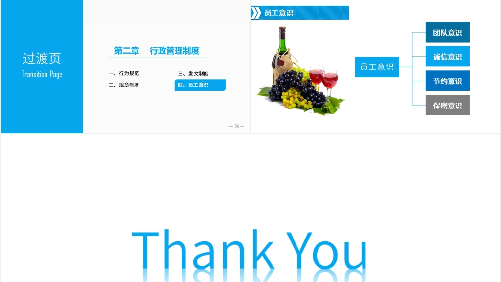 新入职员工宣传手册PPT模板