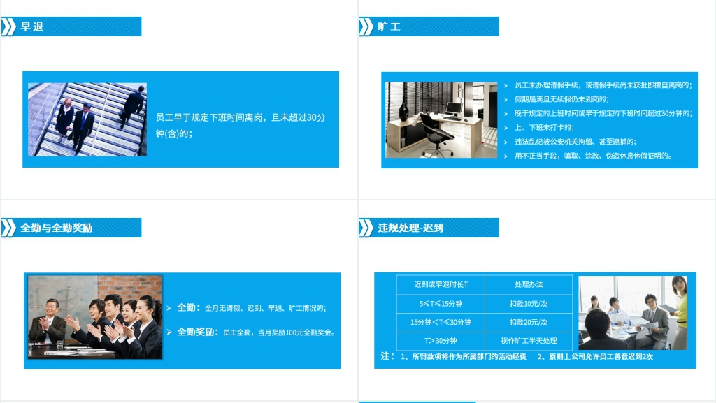 新入职员工宣传手册PPT模板